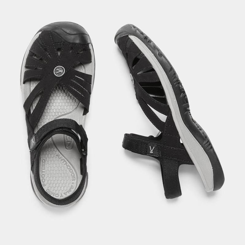 Keen Rose Womens Sandals Black/Grey Factory Outlet NZ (8324-RHTBQ)